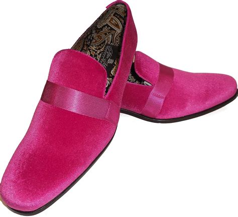 pink casual shoes for men.